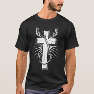 Christliche Jägerfischerei T-Shirt