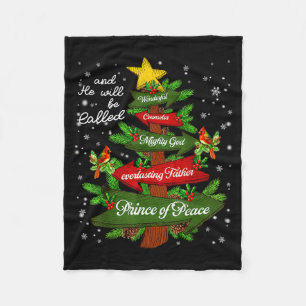 Christliche Jesus-Weihnachtsbaum-Pyjamas Xmas Männ Fleecedecke