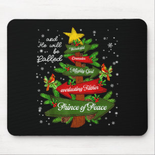 Christliche Jesus-Weihnachtsbaum-Pyjamas Xmas Männ Mousepad