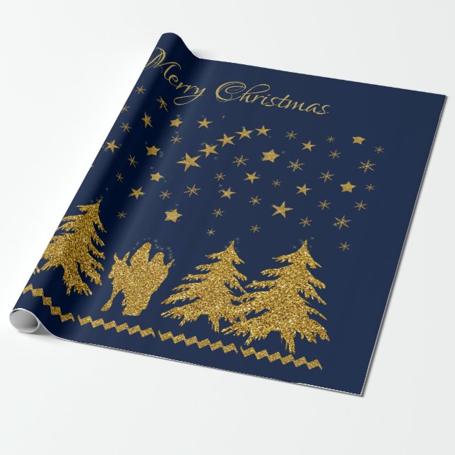 Christliche Jungfrau Mary, St. Joseph, Jesus Geschenkpapier (Ungerollt)