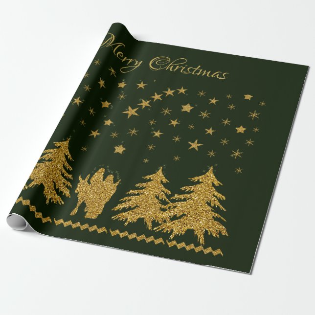 Christliche Jungfrau Mary, St. Joseph, Jesus Geschenkpapier (Ungerollt)