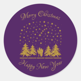 Christliche Jungfrau Mary, St. Joseph, Jesus Runder Aufkleber