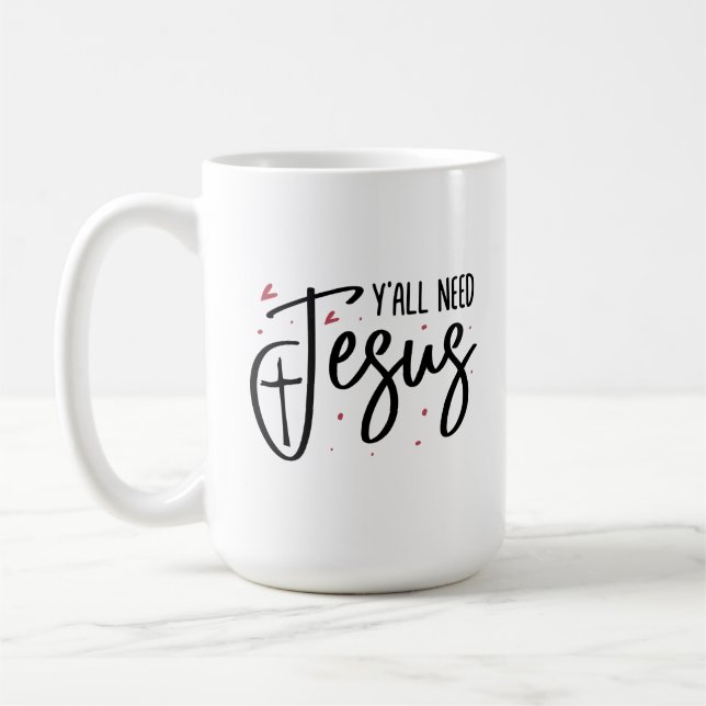 Christliche Kaffee-Tasse Kaffeetasse (Links)