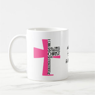 Christliche Kaffee-Tasse, Personalisierte Christli Kaffeetasse