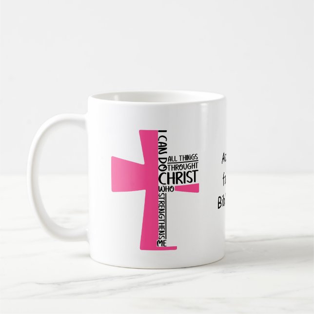 Christliche Kaffee-Tasse, Personalisierte Christli Kaffeetasse (Links)