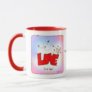 Christliche Kaffee-Tasse zum Muttertag mit Verse Tasse