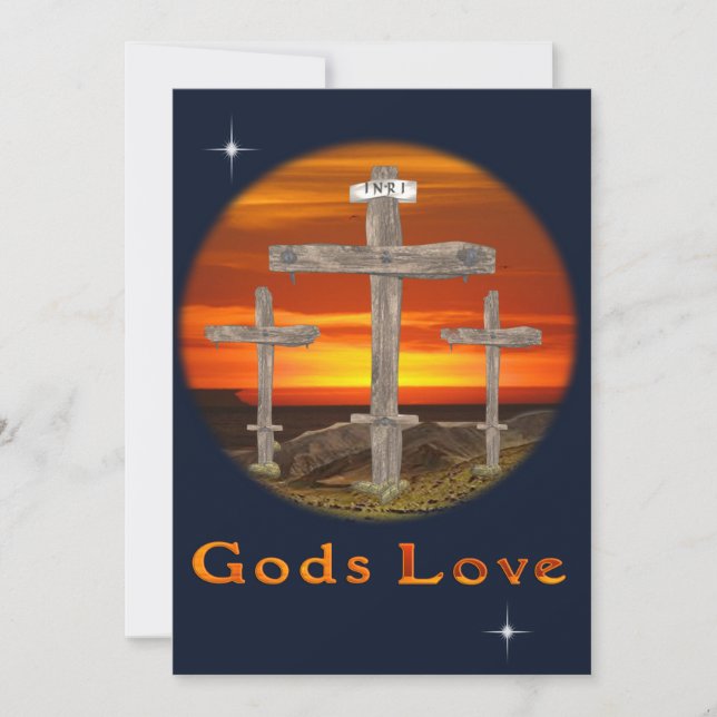 Christliche Kalvarien Einladung (Vorderseite)