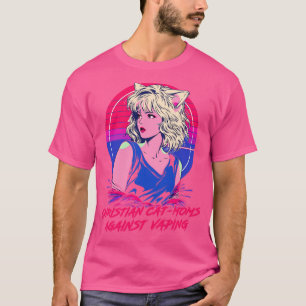 Christliche KatMoms gegen Vaping T-Shirt