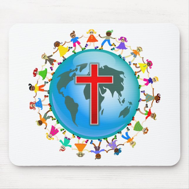 Christliche Kinder Mousepad (Vorne)