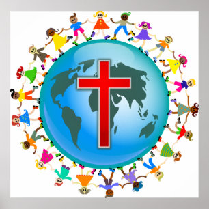 Christliche Kinder Poster