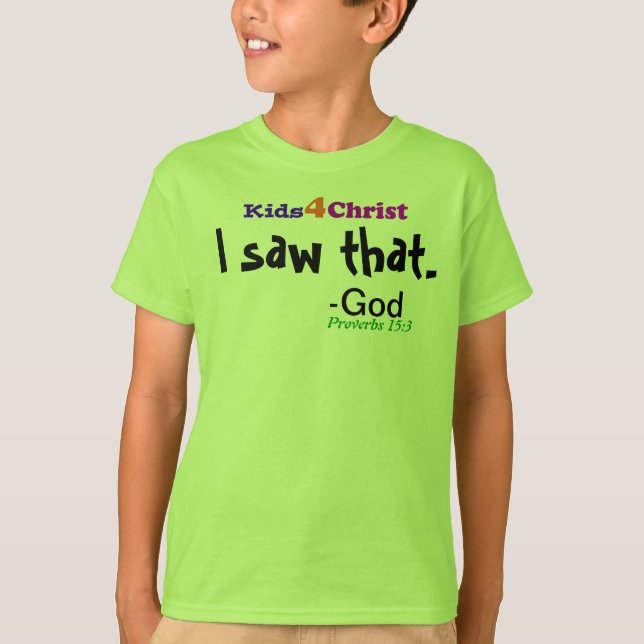 Christliche Kinder T-Shirt (Vorderseite)