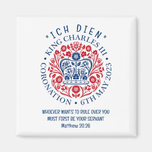 Christliche KING CHARLES III Krönung Magnet