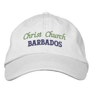 Christliche Kirche, Barbados bestickt Baseballkap Bestickte Baseballkappe