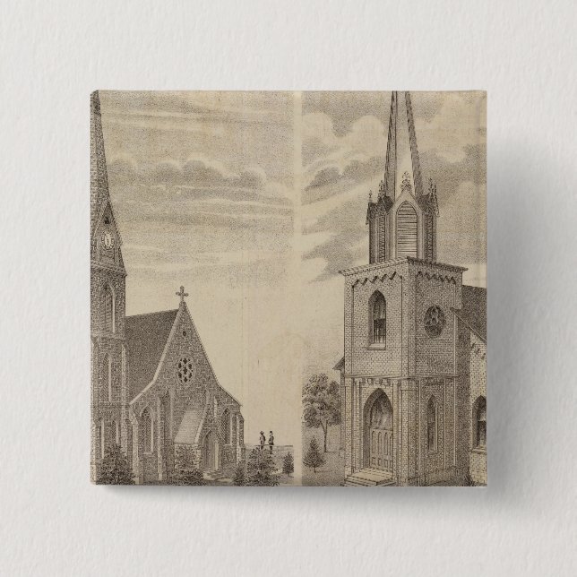 Christliche Kirche, Roter Flügel, Minnesota Button (Vorderseite)