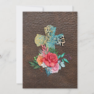 Christliche Kirchenkreuz Ostern Jesus Baptist Lieb Einladung