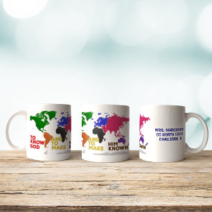 Christliche Klassische Bildung World Map Imitate s Kaffeetasse