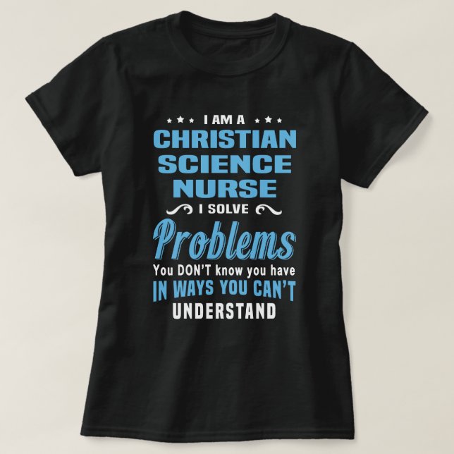 Christliche Krankenschwester T-Shirt (Design vorne)