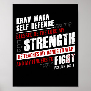 Christliche Krav Maga Selbstverteidigung: Der LORD Poster