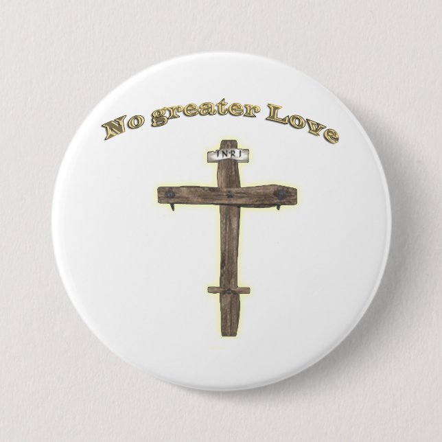 Christliche Kreuzprodukte Button (Vorderseite)