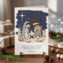 Christliche Krippe und Schrift