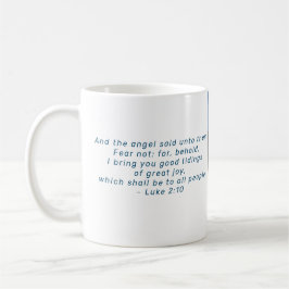 Christliche Krippe und Schrift Kaffeetasse