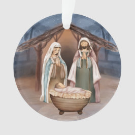 Christliche Krippe und Schrift Ornament