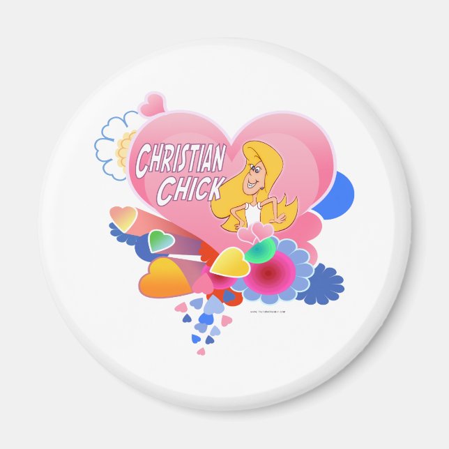 Christliche Küken Magnet (Vorne)