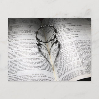 Christliche Liebe Herz inspirierend religiös Postkarte