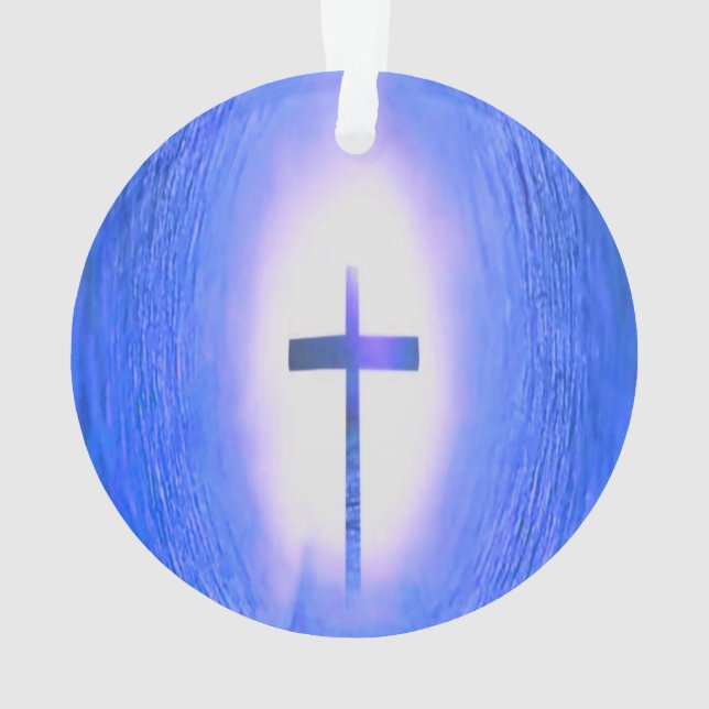 Christliche Liebe Jesus Ornament (Rückseite)