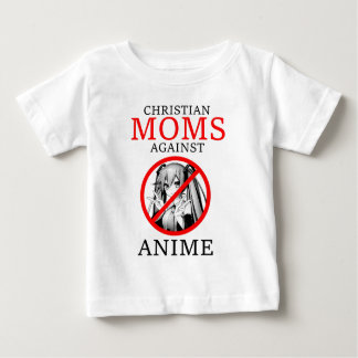 Christliche Mamas gegen Anime Funny Meme Baby T-shirt