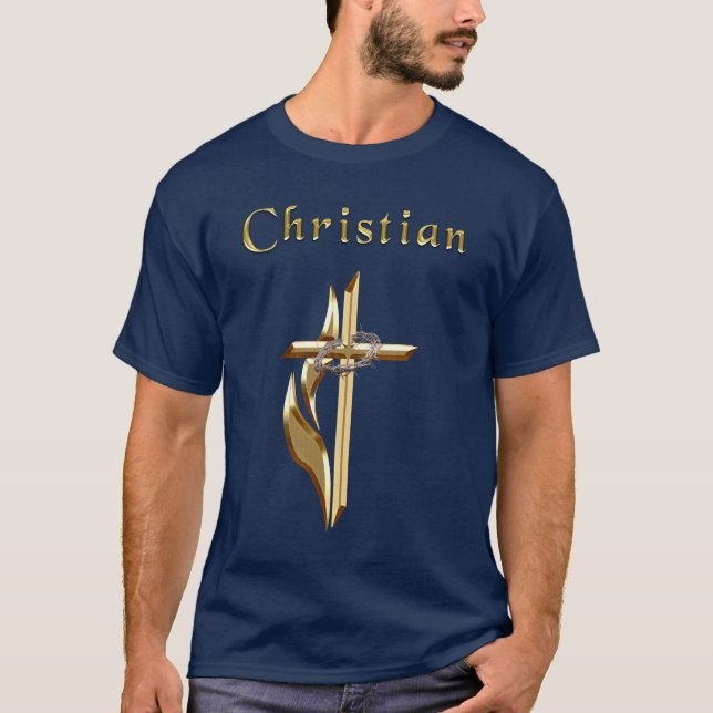 christliche Männchen T-Shirt (Vorderseite)