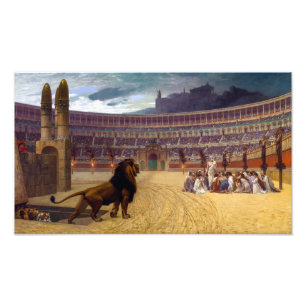 Christliche Märtyrer Letztes Gebet J-L Gérôme Fotodruck