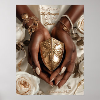 Christliche Mauer Art - Wohngestaltung Poster