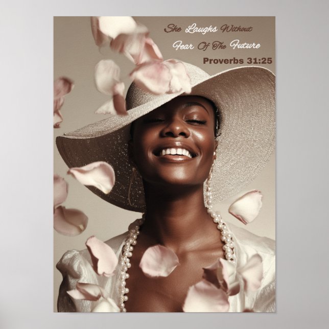 Christliche Mauer Art - Wohngestaltung Poster (Vorne)