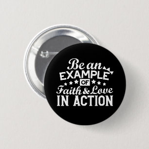 Christliche Motivation Design - Glaube, Liebe und  Button