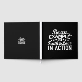 Christliche Motivation Design - Glaube, Liebe und Gästebuch