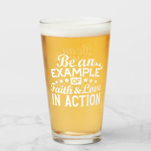 Christliche Motivation Design - Glaube, Liebe und  Glas