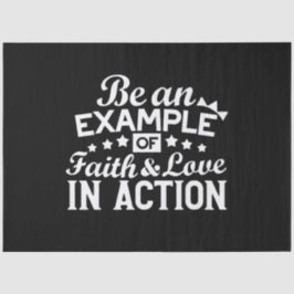 Christliche Motivation Design - Glaube, Liebe und Seidenpapier