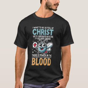 Christliche Mücke Lustige Gag-Witze Religiöser Chr T-Shirt