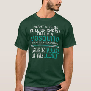 Christliche Mücken Bibel Witz Meme Zitate Christia T-Shirt