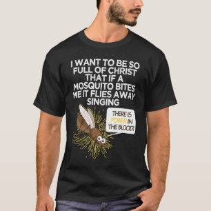 Christliche Mücken-Gag-Witze Religiös Christlich T-Shirt