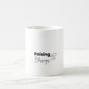 Christliche Mutter-Kaffeetasse 'Raising Blessings' Kaffeetasse