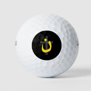 Christliche NS-Symbol Solidarität und Kreuz Golfball