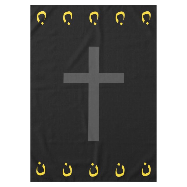 Christliche NS-Symbol Solidarität und Kreuz Tischdecke (Vorderseite)