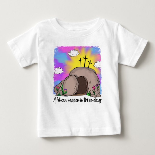 Christliche Ostergeschichte Baby T-shirt (Vorderseite)
