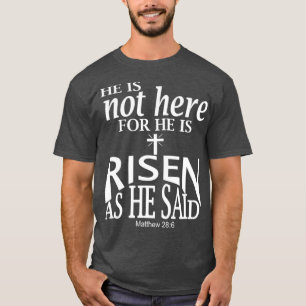 Christliche Ostern für Frauen MännerEr ist T-Shi T-Shirt