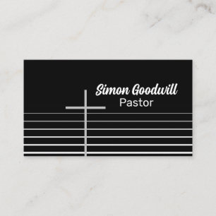 Christliche "Pastor Business Cards"   Einfaches El Visitenkarte