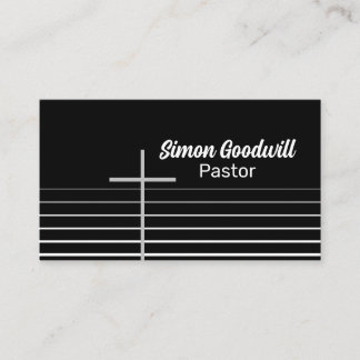 Christliche "Pastor Business Cards" | Einfaches El Visitenkarte