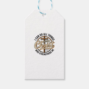 Christliche Philipper 4_13 Vintage-Zitat-Shirt Des Geschenkanhänger