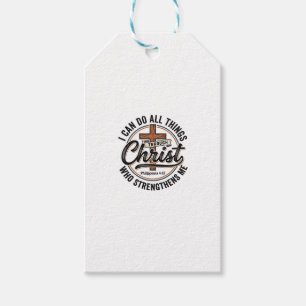 Christliche Philipper 4_13 Vintage-Zitat-Shirt Des Geschenkanhänger